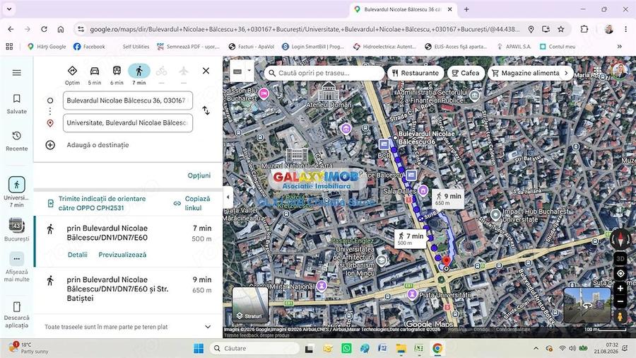 Garsonieră semidecomandată, mobilată în Romană