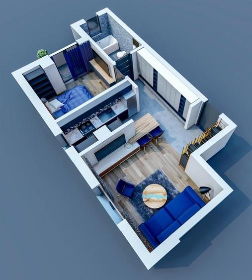 Apartament 2 camere de vanzare Bucium - 1