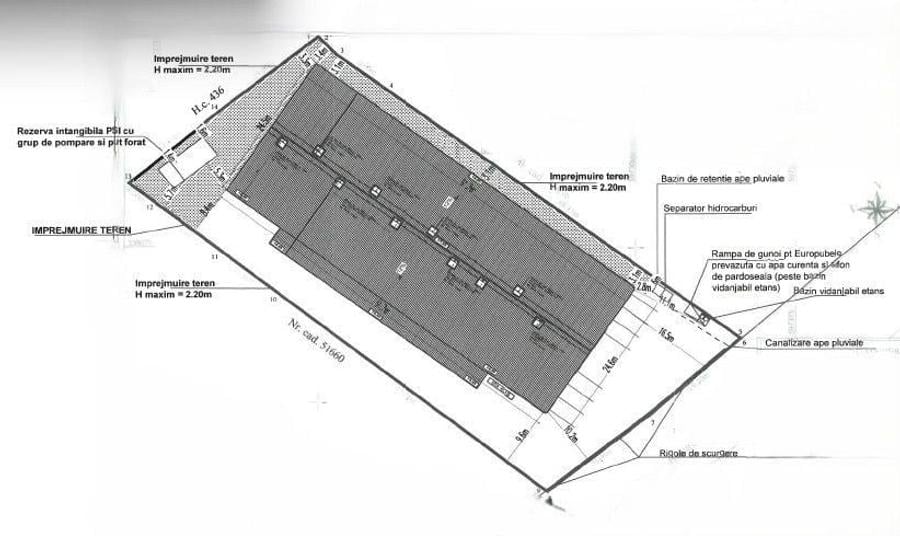 Spațiu industrial, de 1,681 mp, în Afumați