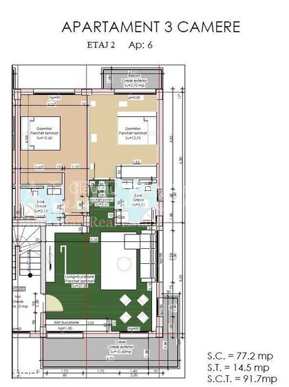 APARTAMENT 3 CAMERE, OVIDIU, LANGA LAC, DE SILVA RESIDENCES