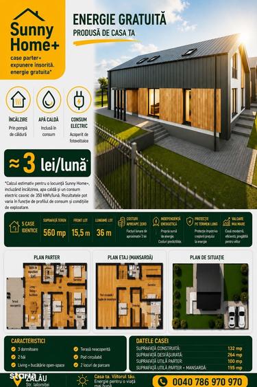 Casă cu 5 camere cu Teren 555 Mp în Central
