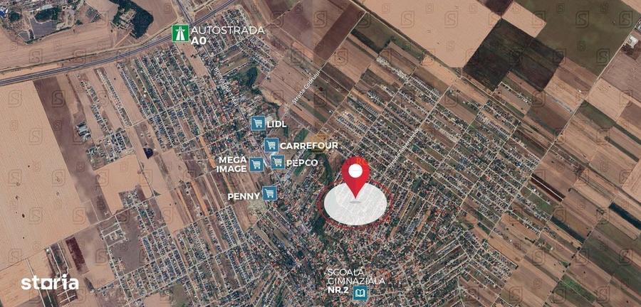 Teren intravilan 438 mp, Str. Lacramioarei - Comuna Berceni - 2