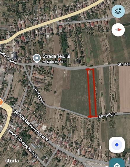 Teren de 3200 mp, în Central