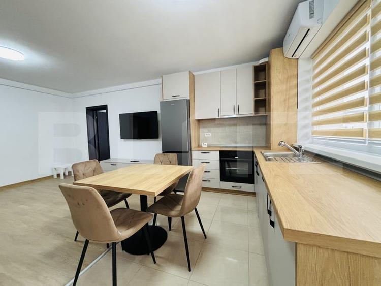 Apartament cu 2 camere decomandat, mobilat în Sânpetru