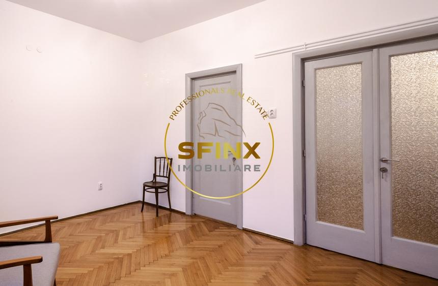Apartament cu 4 camere circular, mobilat în Calea Victoriei