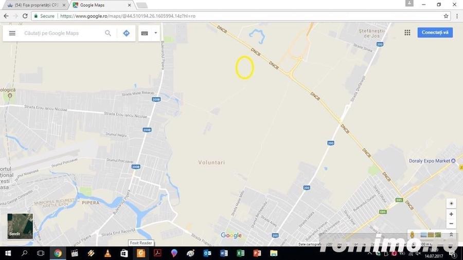 Teren 10000 mp zona Pipera Radiofar pt Investitie 89 euro/mp - 3