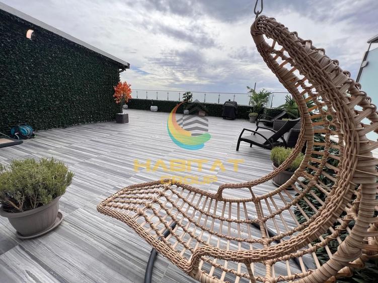 Penthouse cu 4 camere decomandat, mobilat în Apărătorii Patriei
