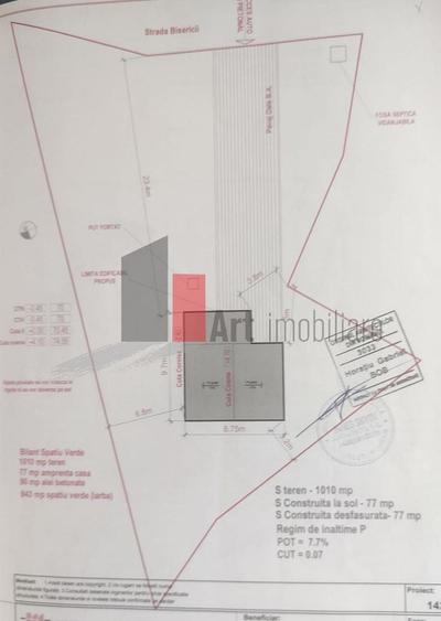 Teren Construcții intravilan de 630 mp, în Dărăști-Vlașca