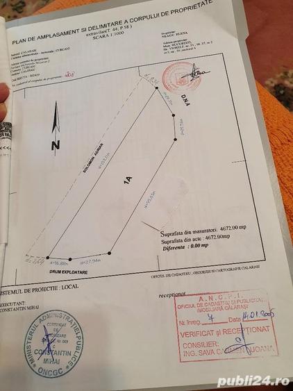 Teren de 5900 mp, în Curcani