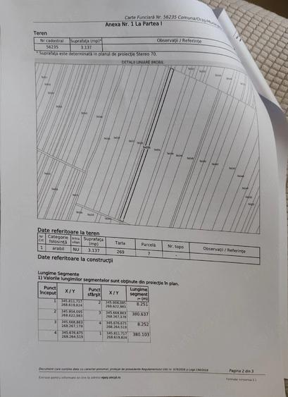 Teren de 1447 mp, în Poiana Mare