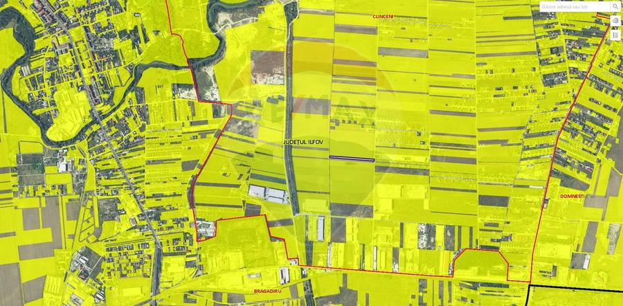 Teren agricol intravilan de 10555 mp, în Clinceni