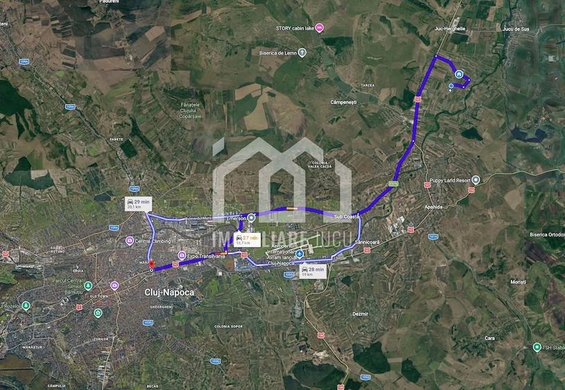 Teren de 3800 mp, în Jucu