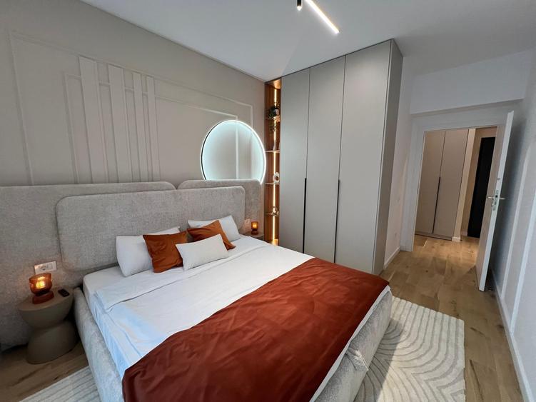 Apartament cu 2 camere semidecomandat, mobilat în Pipera