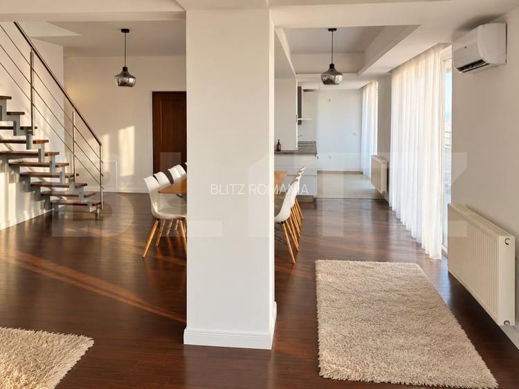 Penthouse 2 nivele, 157 mp, terase 120 mp, zona Buna Ziua