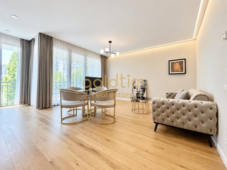 Apartament cu 2 camere decomandat, mobilat în Herăstrău
