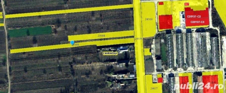 Teren de 2400 mp, în Chirnogi