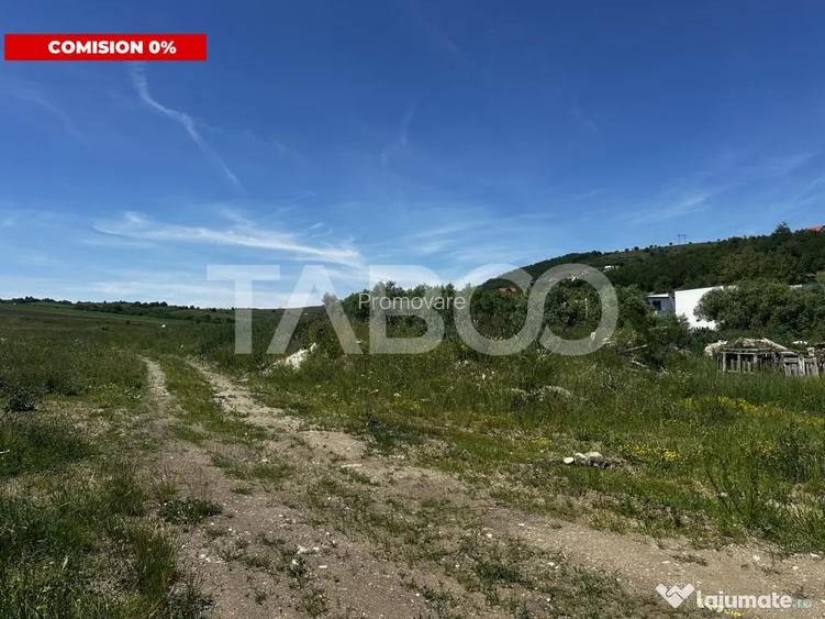 Teren intravilan de vanzare cu PUZ aprobat si utilitati in S - Sura Mare (Sibiu)