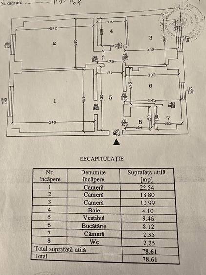Apartament cu 3 camere decomandat în Dorobanți