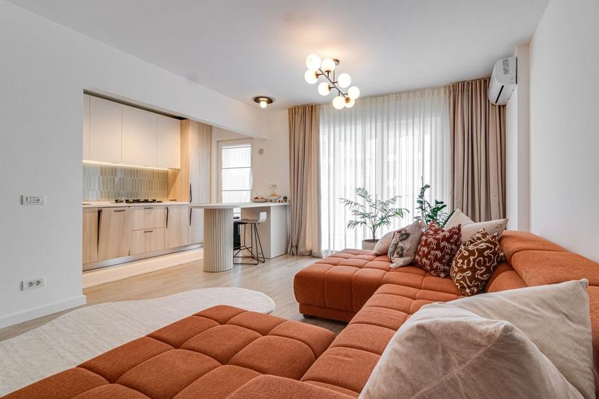Apartament cu 3 camere decomandat, mobilat în Mogoșoaia