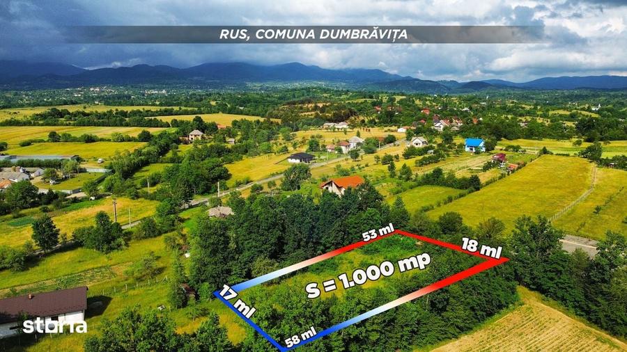 Teren de 1000 mp, în Dumbrăvița