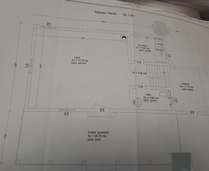 Casă individuală cu 5 camere cu Canalizare în Fârdea