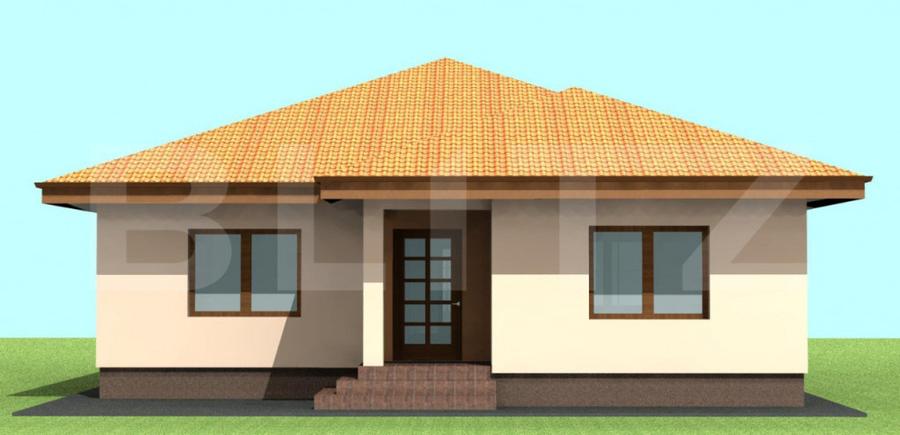 Casă cu 5 camere cu Teren 500 Mp în Tărlungeni