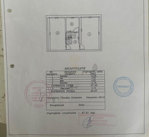 Apartament cu 3 camere decomandat, mobilat în Titan