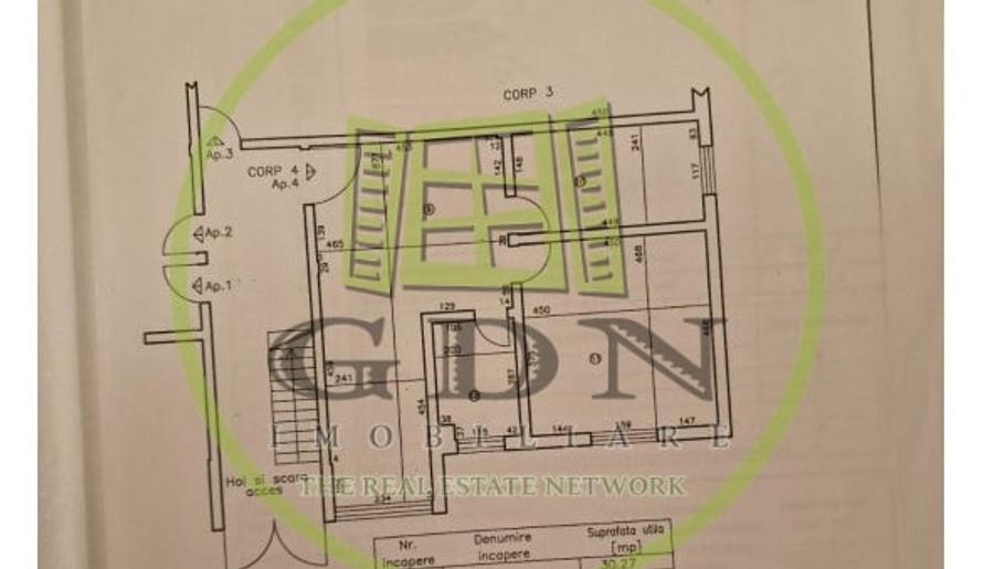 Apartament cu 3 camere decomandat, mobilat în Lascăr Catargiu
