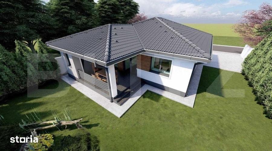 Casă cu 4 camere cu Teren 500 Mp în Central