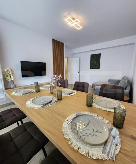 Apartament NOU, 2 camere, dressing, 55 mp, parcare, zona Terra - 1