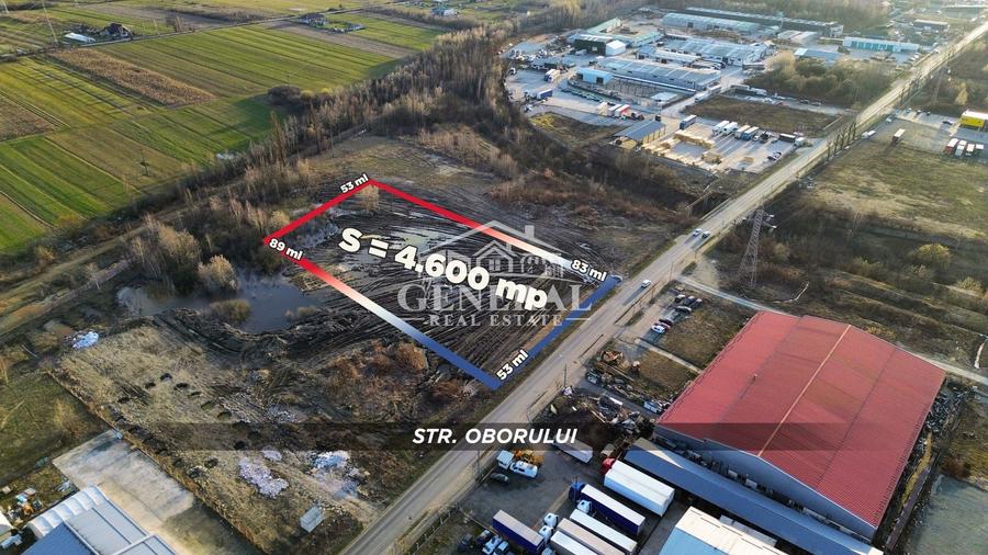 Teren Construcții intravilan de 4600 mp, în Nord-Vest