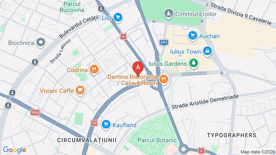 Apartament cu 2 camere decomandat, mobilat în Circumvalațiunii