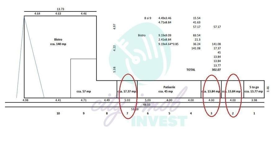 Spatiu comercial NOU vis-a-vis de TRIBUNAL - 1
