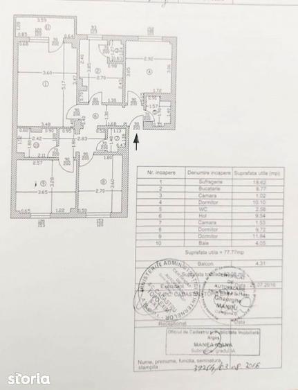 Apartament 4 camere Bascov spatios, et.2, centrala termica - 5