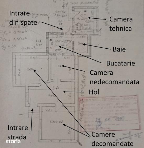 Casă cu 3 camere cu Teren 532 Mp în Central