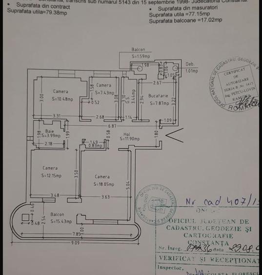 Apartament cu 3 camere decomandat, mobilat în ICIL