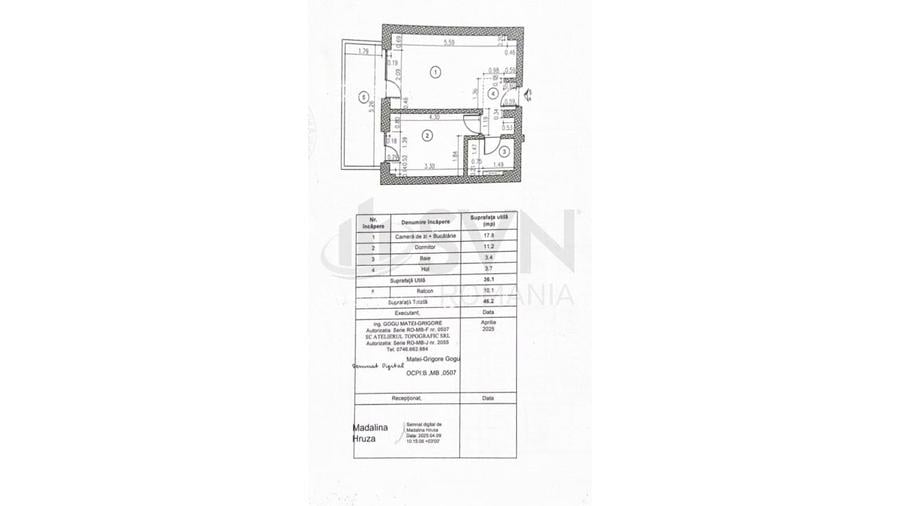 Apartament cu 2 camere decomandat în Aviației