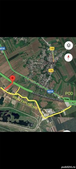 Teren de 5700 mp, în Palanca