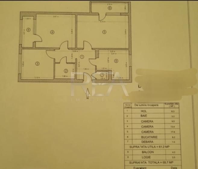 Apartament cu 3 camere decomandat în Drumul Taberei