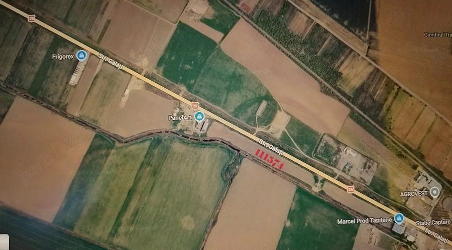 Teren de 3200 mp, în Braniștea