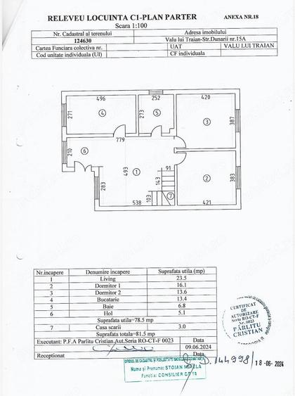 Casă cu 5 camere cu Teren 300 Mp în Valu lui Traian