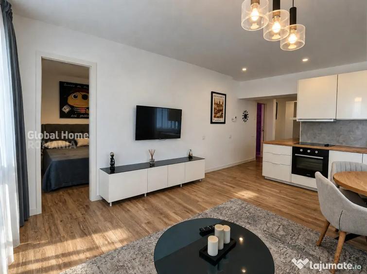 Apartament cu 3 camere semidecomandat, mobilat în Victoriei