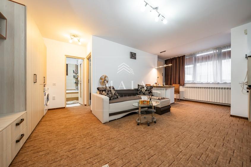 Apartament cu 2 camere semidecomandat, mobilat în Mihai Viteazul