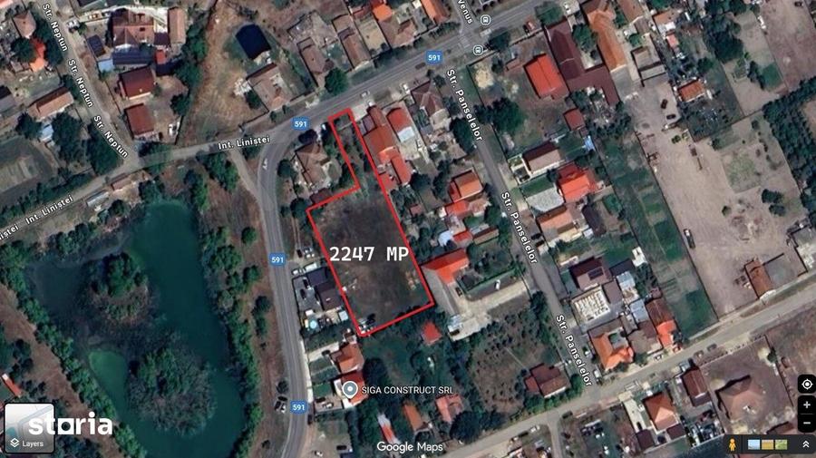 Teren de 2247 mp, în Sânmihaiu Român