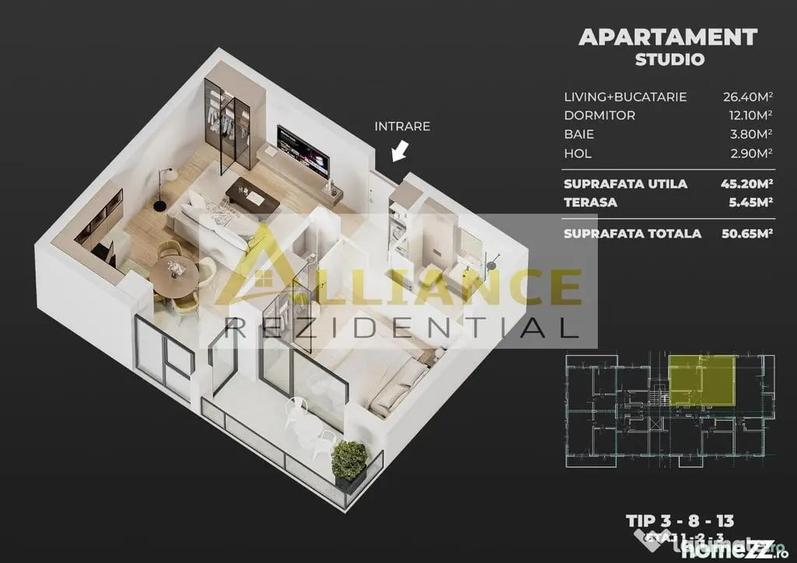 Ame Residence Exclusivitate Proiect nou ap 2 si 3 camere - 5