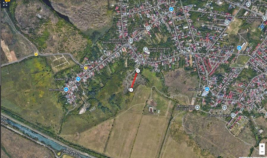 Teren Construcții intravilan de 1800 mp, în Giulești