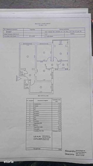 Apartament cu 4 camere decomandat în Ultracentral