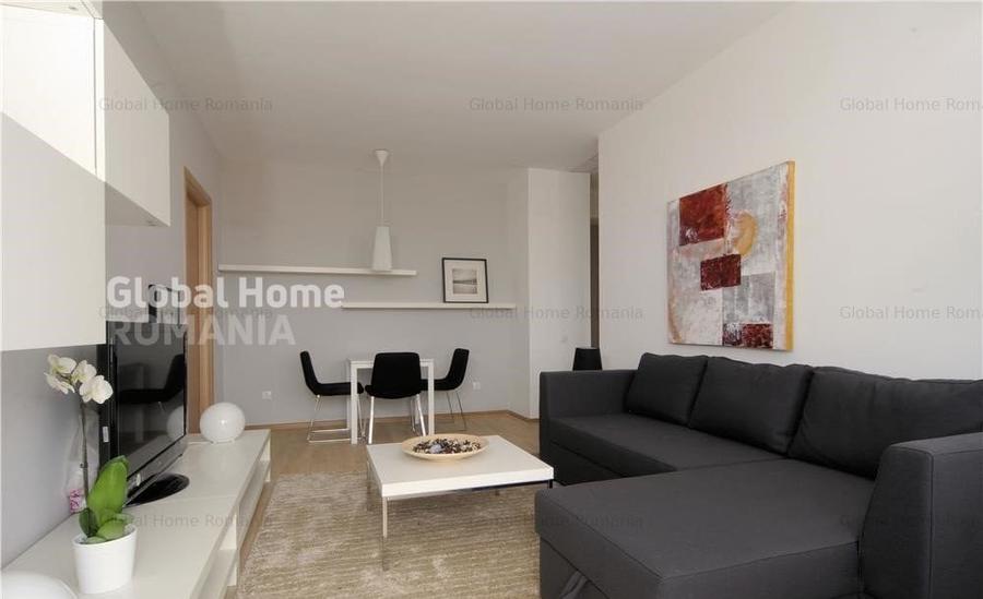 Apartament cu 3 camere semidecomandat, mobilat în Băneasa