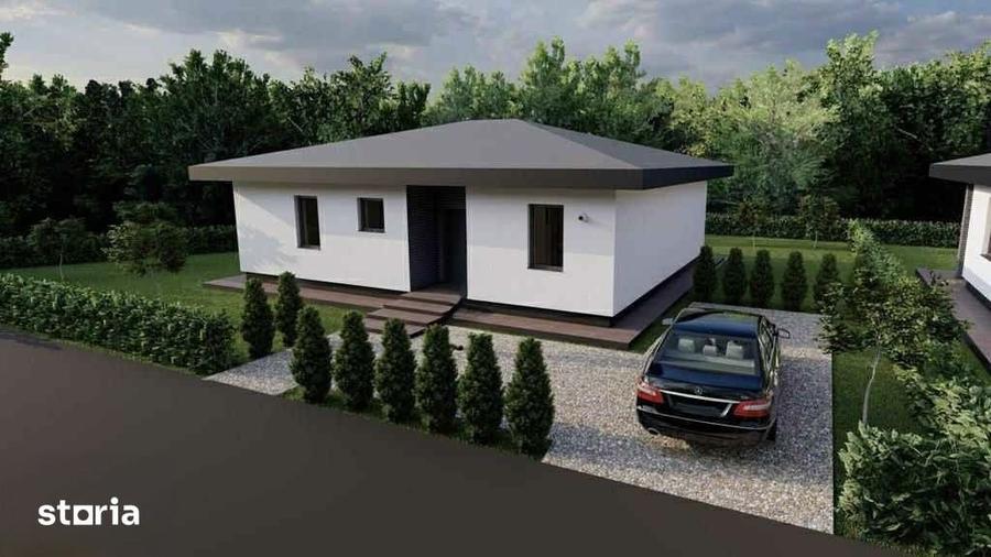Casă cu 2 camere cu Teren 530 Mp în Recea