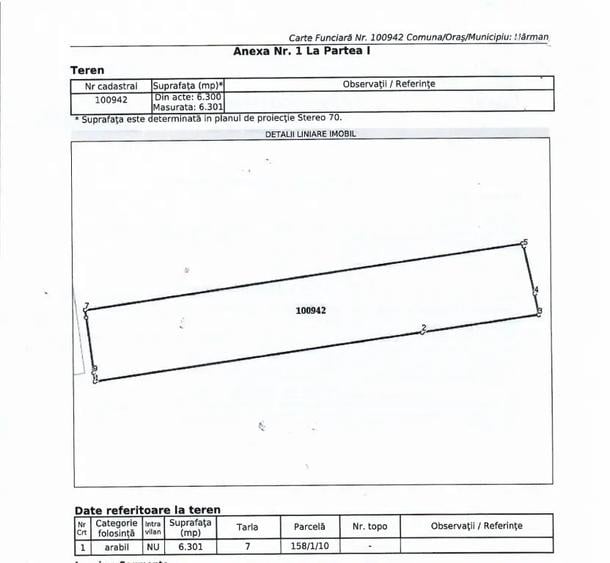 Teren agricol Podu Oltului la limita UAT Harman si UAT Prejmer 20300mp - 2